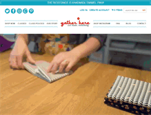 Tablet Screenshot of gatherhereonline.com